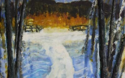 Encaustic Paintings at the Library