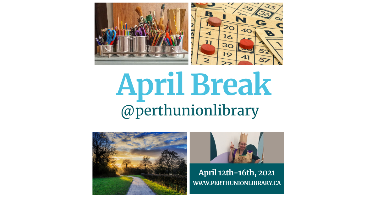 We've got fun things planned for April school break! Perth Union Library